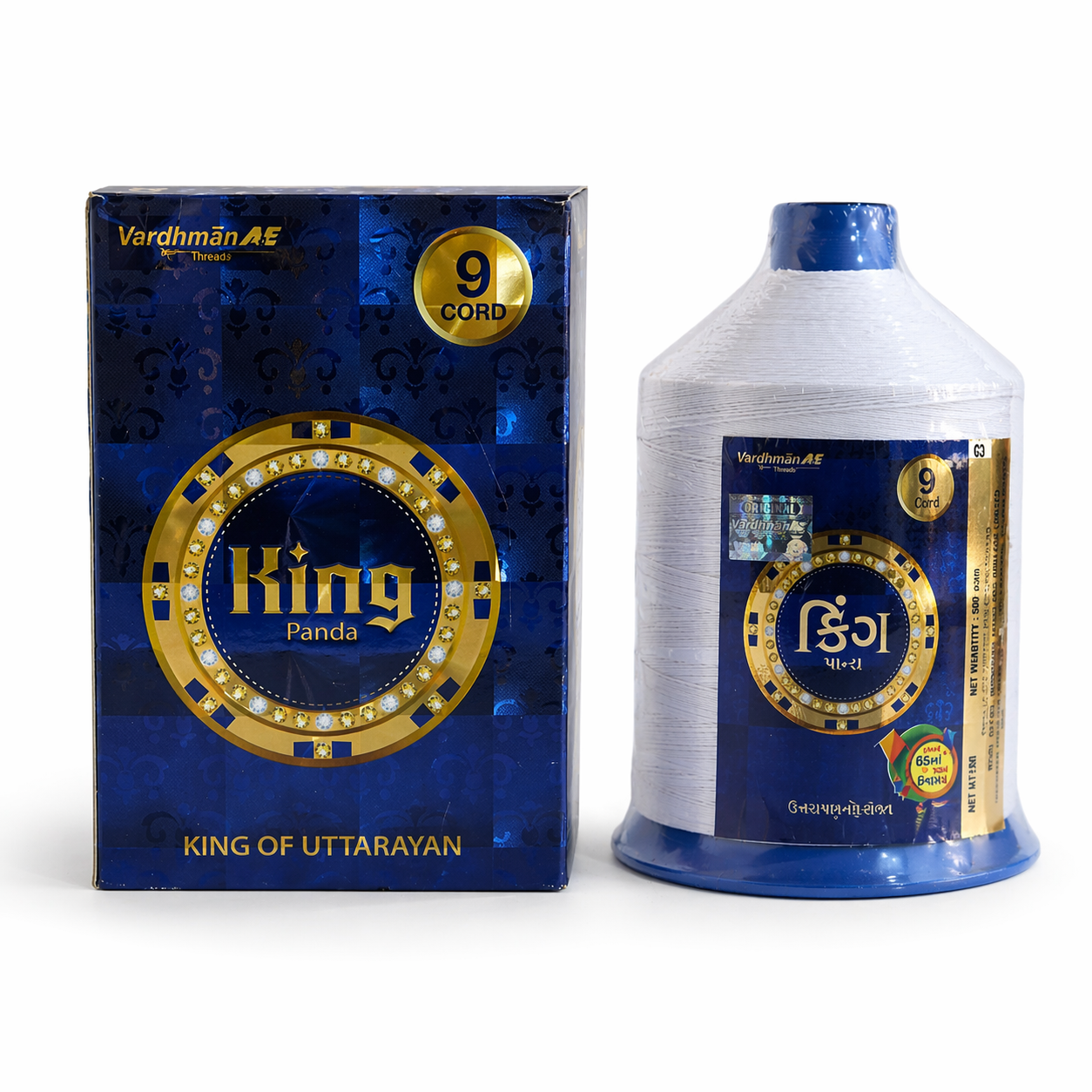 King Panda 9 Cord Kite Thread – Strong & Smooth Manja for Kite Flying